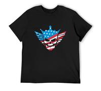 paosijie Cody Rhodes American Nightmare Skull Wrestling Fan T Shirt Black L