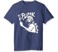 paosijie HUIPINGNI Men's Jaco Pastorius Casual Creativity Tshirt Navy L