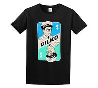 paosijie Man's T-Shirt Bilko Tv Series Poster Movie Poster Boy Transparent S-3XL Black Black L