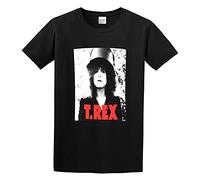 paosijie Man's T-Shirt T.Rex Band Marc Bolan Music Retro S-3XL Black Black M