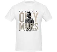 paosijie Olly MURS Never Been Better T Shirts for Men Crew Neck White S