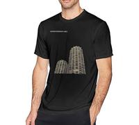 paosijie Wilco Yankee Hotel Foxtrot T Shirt Men's Cotton T Shirt Fashion O Neck Short Sleeve Tees Black L