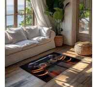 PAOSYTQQ Full marks for creativity! Gamepad carpet, suitable for living room bedroom gaming room, machine washable is great 50x70cm