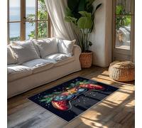 PAOSYTQQ The e-sports room is matched, and the gamepad pattern carpet is wonderful 50x70cm