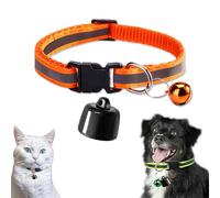 PAOUWJXNC Cat Tracker, Cat Tracker Collar, Pet GPS Tracker for Cats Dog, Dog Tracker with No Monthly Fees, Compatible with iOS/Android, GPS Tracking Device (Orange)