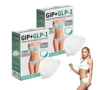 PAOUWJXNC Lenreey GIP+GLP-1 Nano Microneedle Patch, Professional GLP-1 Microneedlepatch, Lenreey Nano Microneedle Patch, Natürlich GIP+GLP-1 Microneedlepatch for Women and Men (2 PCS)
