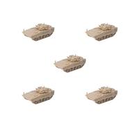 Paowsietiviity 5 set 1/72 Scale 4D Tank Model DIY Assemble for Collectibles Gift Adults Brown