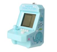 Paowsietiviity Adults Handheld Mini Retro Game Console Arcade Games Keyring Handbag Backpack Keychain Hanging Decoration Gift Blue