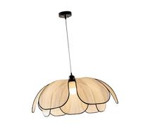 Paowsietiviity Boho Chandelier Flower Shaped Nordic Hanging Light for Bedroom Study Hallway diameter 50cm, Cream
