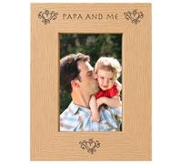 Papa and Me 6x4 Oak Effect Photo Picture Frame Keepsake Gift