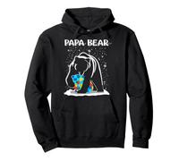 Papa Bear Autism Awareness Puzzle Gift For Grandpa Family Pullover Hoodie