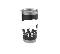 Papa Bear Dad Bear Family Matching Stainless Steel Insulated Tumbler
