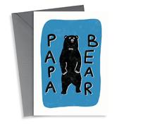 Papa Bear Father's Day Card 1001