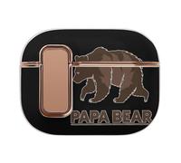 Papa Bear Headphone Case Compatible with Airpod Pro 2 Protective Cover Cute Hard Case