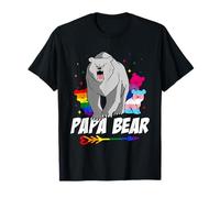 Papa Bear LGBT Gay Bisexual Trans Pride Month Support T-Shirt