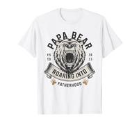 Papa Bear Roaring Grizzly Proud Dad Father Daddy Father's T-Shirt