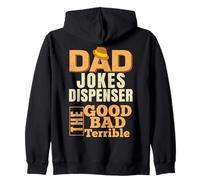 Papa Bear Security Not A Dad Bod A Father Figure ART ON BACK Zip Hoodie
