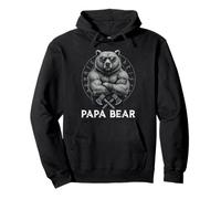 Papa Bear Viking Bear Warrior Odin Berserker Vikings Myths Pullover Hoodie