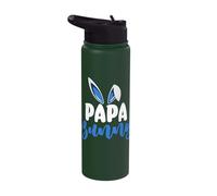 Papa Bunny Bunny Ears Stainless Steel Insulated Water Bottle