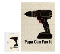Papa Can Fix It Jigsaw Puzzle for Adults Wooden Challenging Puzzles Gift for Family Friends