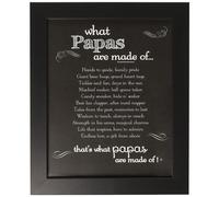 Papa Chalkboard Frame - Gift for Papa for Father's Day Birthday Birth of Grandchild - Made in USA