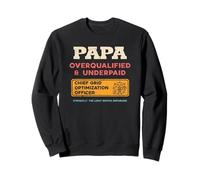 Papa Chief Grid Optimization Officer Funny Dad Sweatshirt