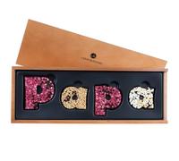 PAPA - Chocolate letters - Dark chocolate | Present Father's Day | Gift idea | Gift for dad | Birthday | Christmas | Birth