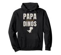 Papa Eines Kleinen Dinos Vater Sohn Kind Dinosaurier Pullover Hoodie