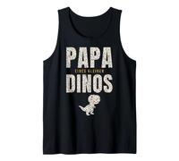 Papa Eines Kleinen Dinos Vater Sohn Kind Dinosaurier Tank Top