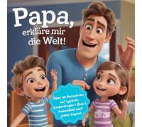 Papa, erkläre mir die Welt! - Antworten auf über 40 typische Kinderfragen: Ein interaktives Wissensbuch für Kinder mit spannenden Fragen, lustigen ... Mensch, Tieren, Physik, Himmel und Weltall