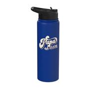 Papa Est. 2026, First Father’s Day, Paternity, New Dad Stainless Steel Insulated Water Bottle