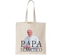 Papa Francisco Francis Pope Canvas Tote Bag