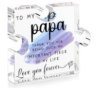 Papa Gifts from Grandkids - Papa Gifts from Grandchildren - Best Papa, Grandpa, Grandfather Gifts Card, Papa Fathers Day, Grandparents Day, Birthday Gifts from Grandkids - Papa Puzzle Piece
