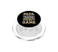Papa is my name fishing is my game PopSockets PopGrip for MagSafe