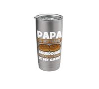 Papa is My Name Sourdough Bread Baking is My Name Stainless Steel Insulated Tumbler