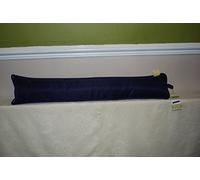 Papa Jones Ltd Ideal Plain Fabric Draught Excluder, Soundproof Energy Saver for Indoor Home, Draught Excluder for Bottom of Door [Energy Class A+++] (2, Blue)