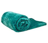 Papa Jones Ltd Soft Warm Faux Fur Throw Sofa Bed Blanket, Fluffy Reversible Blankets, Pure Polyester Lightweight And Breathable Microfiber For Bed Couch Sofa, X-Large (200cm x 240cm), Teal