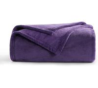 Papa Jones Ltd Soft Warm Faux Fur Throw Sofa Bed Blanket, Fluffy Reversible Blankets, Pure Polyester Lightweight And Breathable Microfiber For Bed Couch Sofa (X-Large (200cm x 240cm), purple)