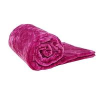 Papa Jones Ltd Soft Warm Faux Fur Throw Sofa Bed Blanket, Fluffy Reversible Blankets, Pure Polyester Lightweight And Breathable Microfiber For Bed Couch Sofa (Large (150cm x 200cm), Fuchsia)