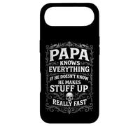 Papa Knows Everything - He Makes Stuff Up Really Fast Case for iPhone Air