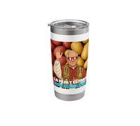Papa León XIV Perú USA Pope Leo Peruvian Flag Stainless Steel Insulated Tumbler