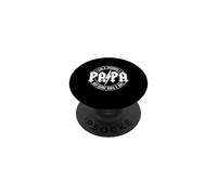 Papa Like A Grandpa But More Rock & Roll - Granddad PopSockets Adhesive PopGrip