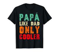 Papa Like Dad Only Cooler Fun Father's Day Retro Value Graphic T-Shirt, Men, Black, XL