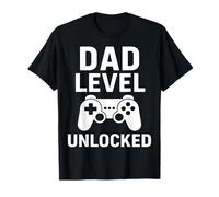 Papa Niveau Déverrouillé, Humour Gaming pour Futur Papa T-Shirt