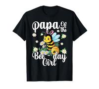 Papa Of The Bee Day Girl Birthday Party T-Shirt
