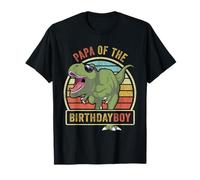 Papa of the Birthday Boy Matching Family Dinosaur T-Shirt
