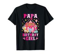 Papa of The Birthday Girl Circus Carnival Family Party T-Shirt