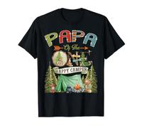 Papa of The One Happy Camper Bear 1st Birthday Boy T-Shirt