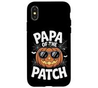 Papa Of The Patch Jack O Lantern Dad Fall Season Case for iPhone X/XS
