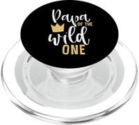 Papa of the Wild One 1st Birthday First Thing Matching Dad PopSockets PopGrip for MagSafe